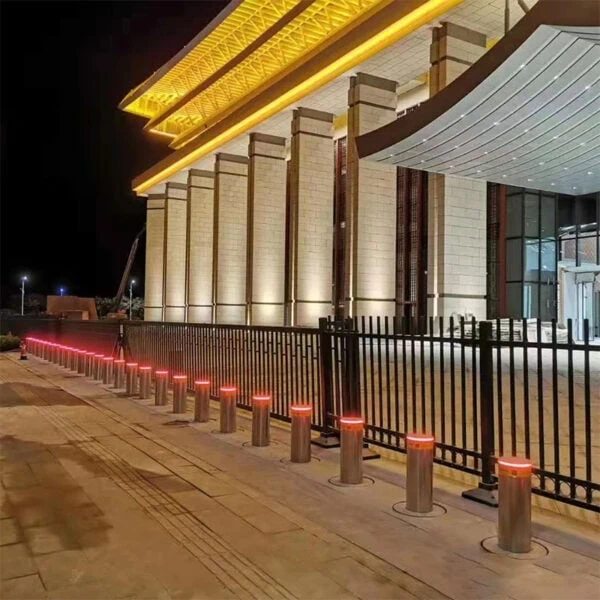 Heavy Duty Steel Security Bollard with Crash Rated Protection and IP65 Weather Resistance